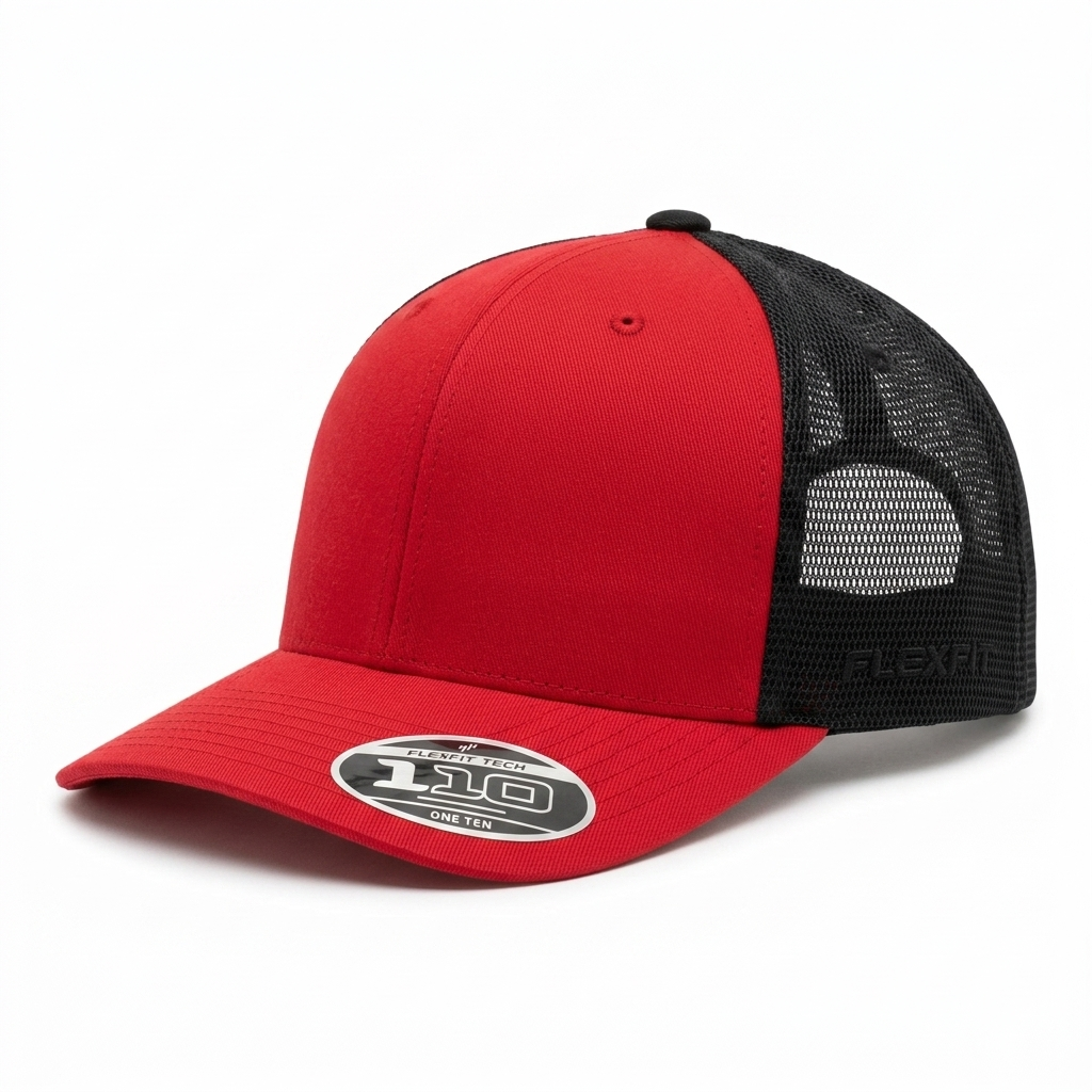 GORRA FLEXFIT 110MT RED/BLACK