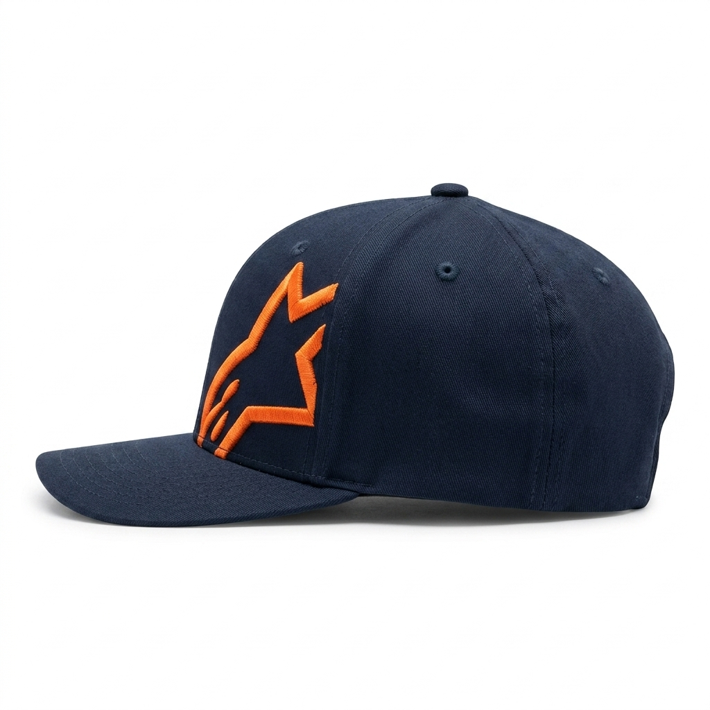 CORP SNAP 2 HAT NAVY/ORANGE