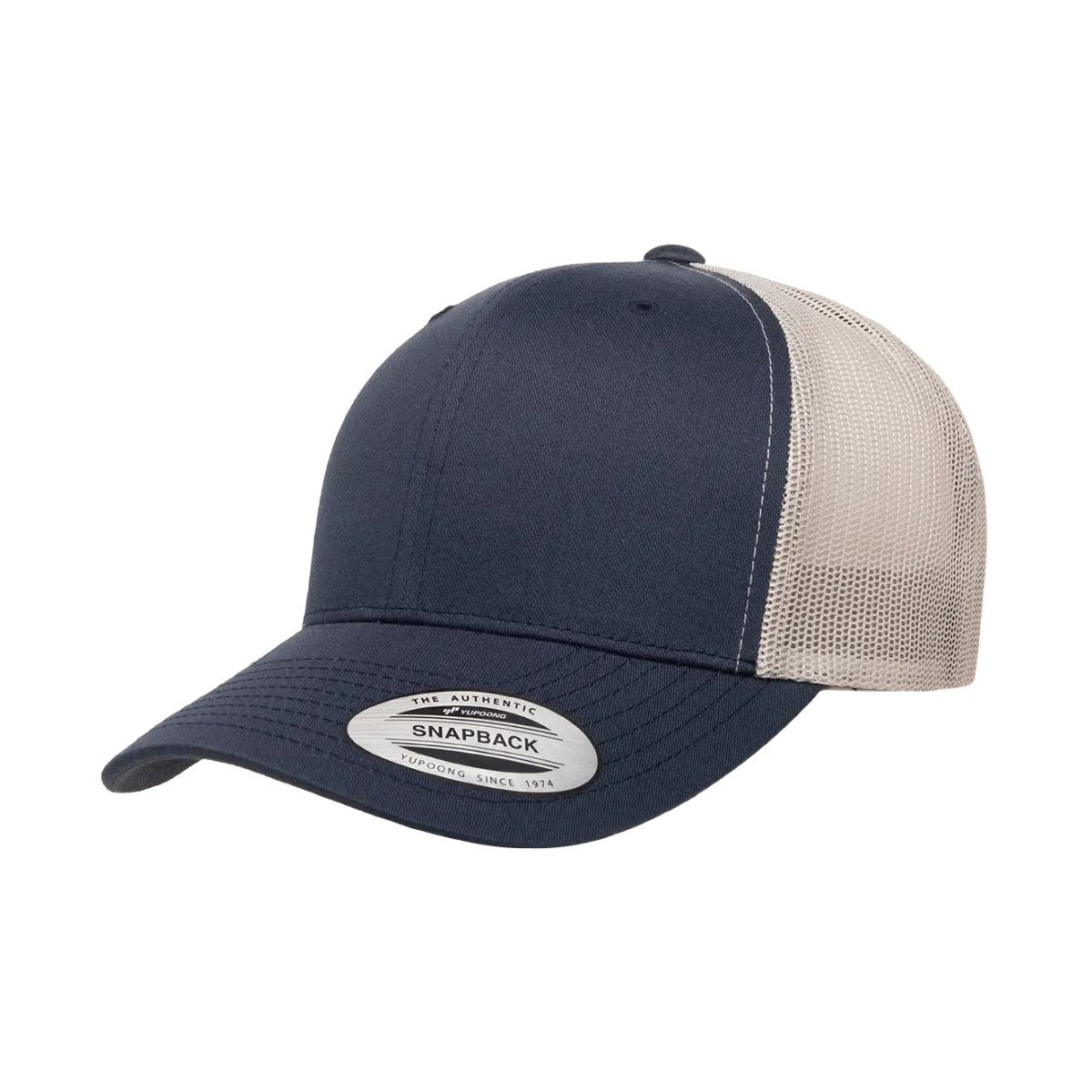 YUPOONG 6606T NAVY/SILVER