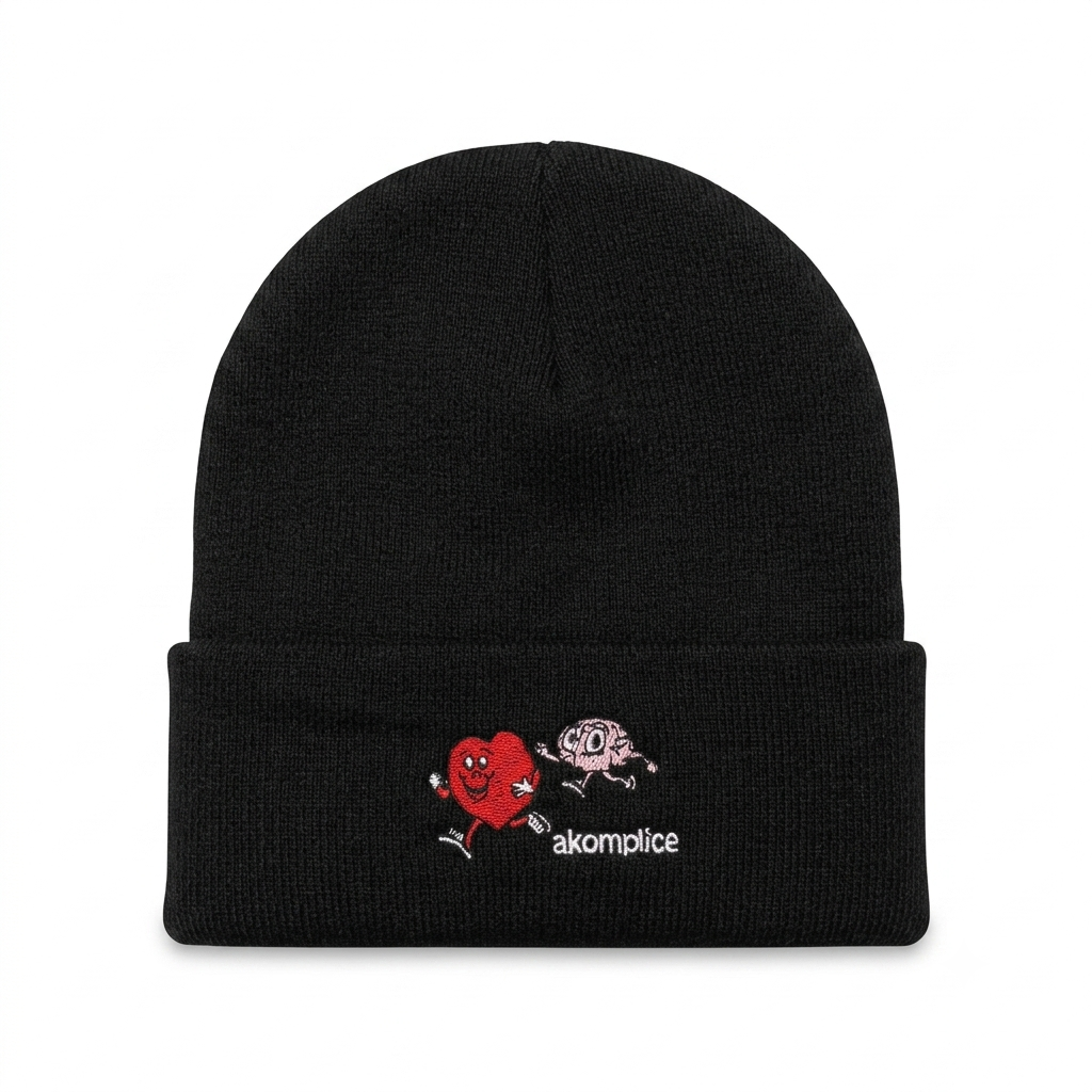BEANIE AKOMPLICE HEART AND BRAIN