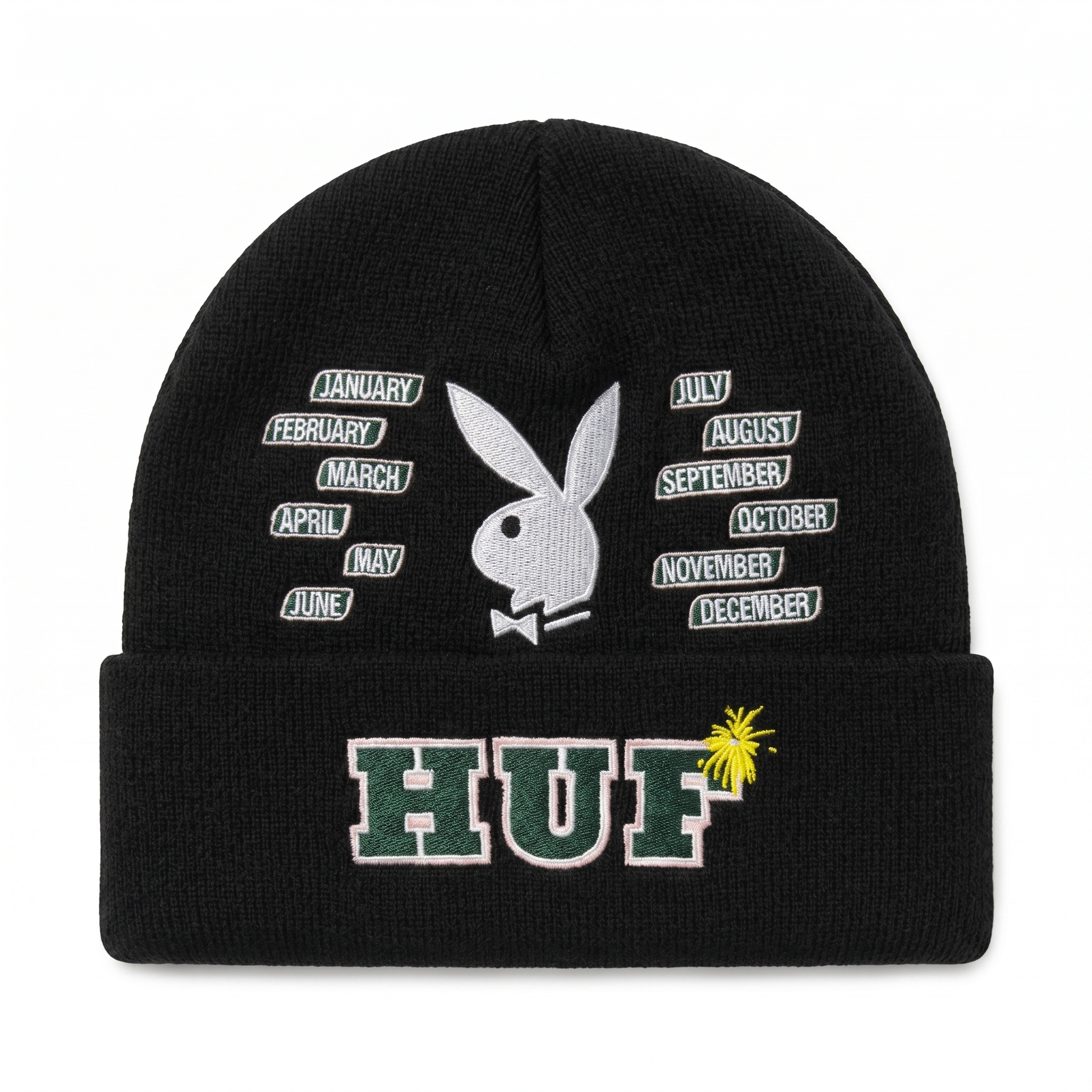 PLAYBOY MONTHS BEANIE BLACK