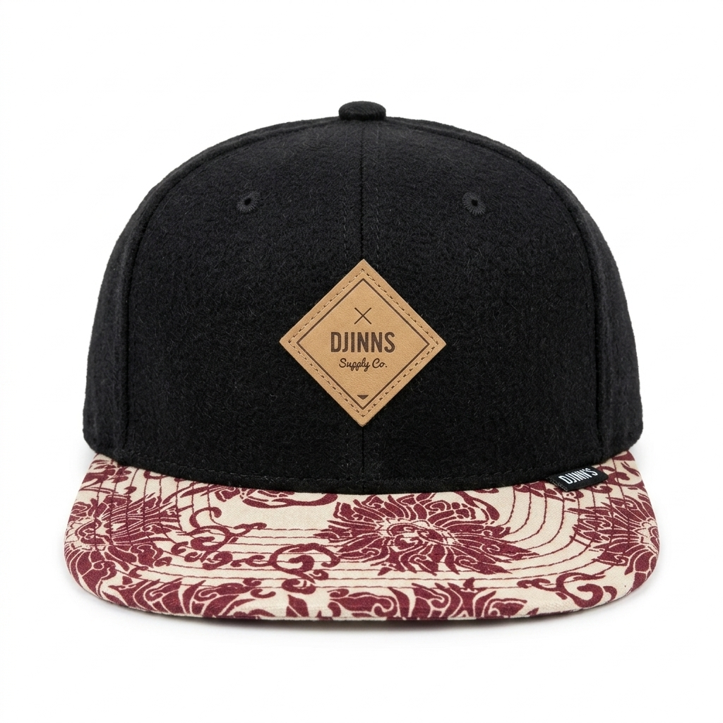 5P SB CP FEATHER BLACK/WINE