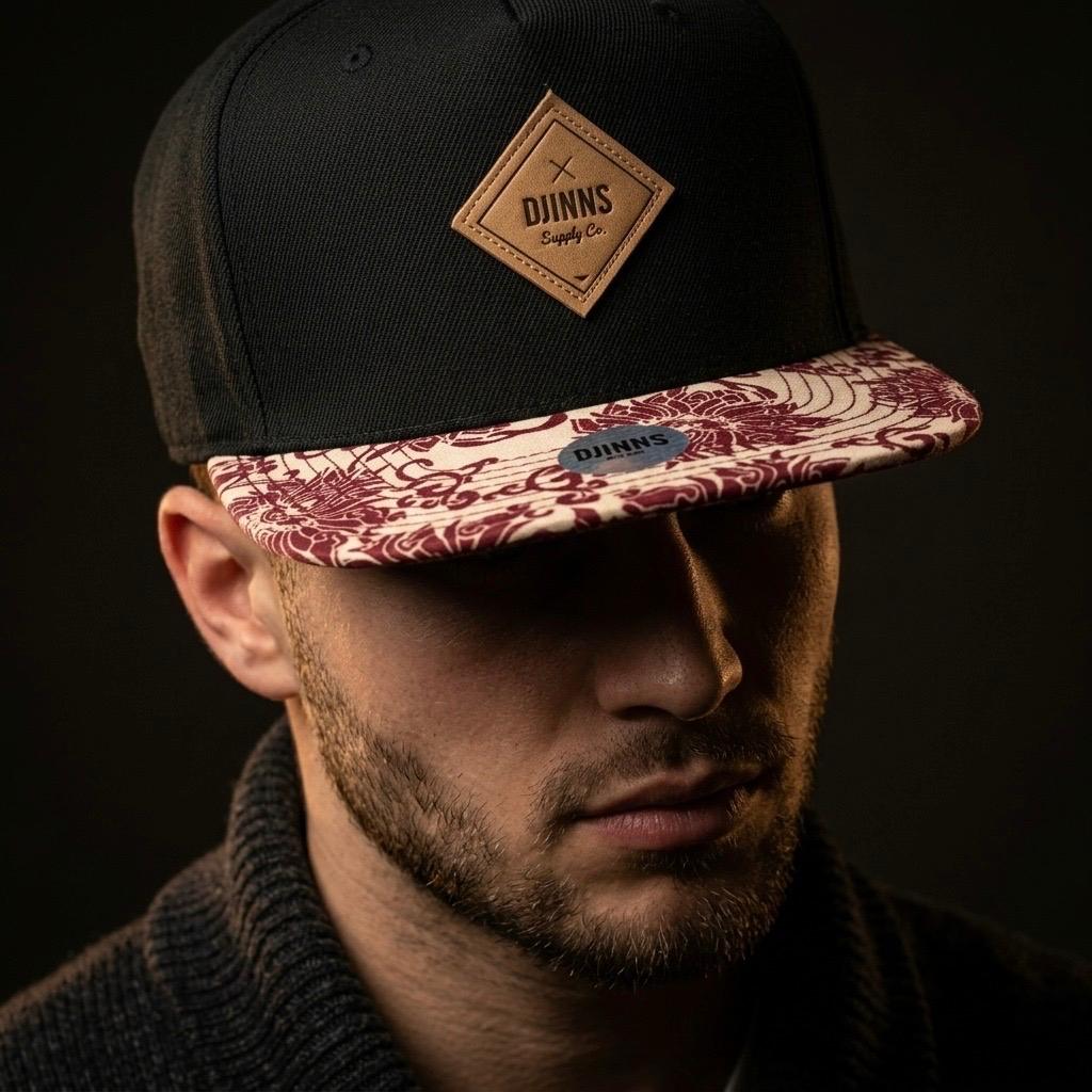 5P SB CP FEATHER BLACK/WINE