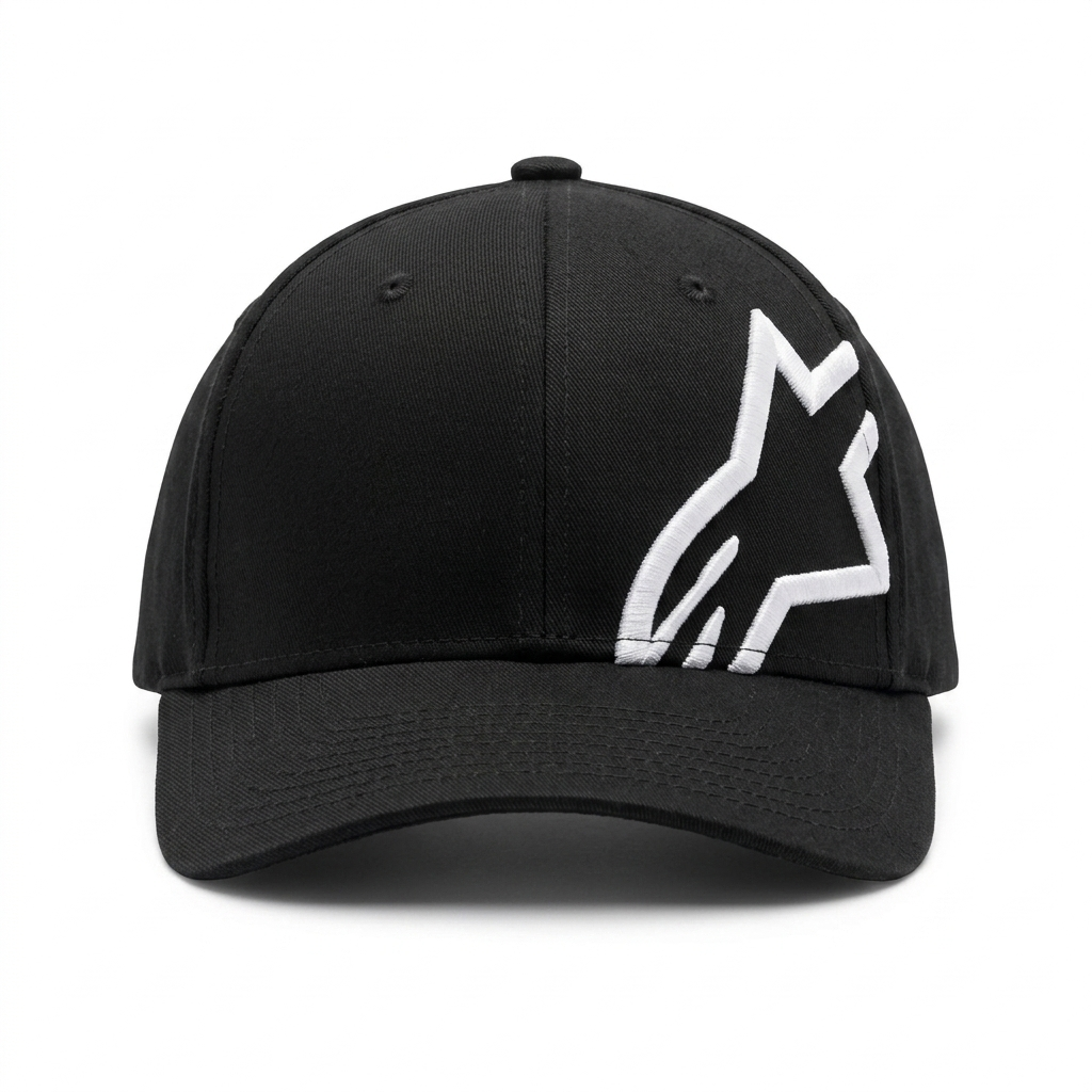 CORP SNAP 2 HAT BLACK/WHITE
