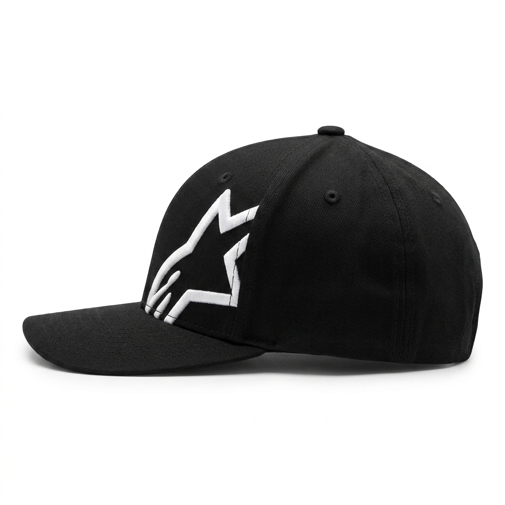 CORP SNAP 2 HAT BLACK/WHITE