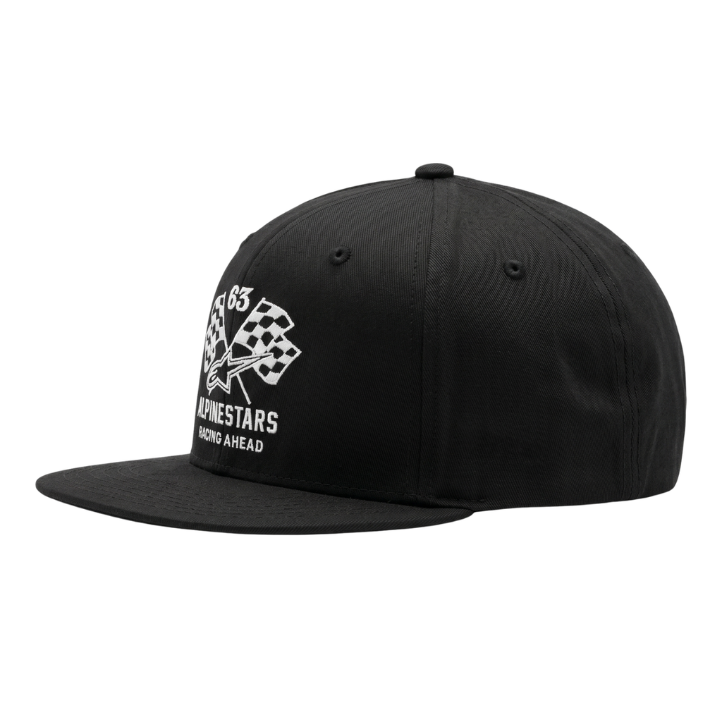 DOUBLE CHECK FLATBILL HAT BLACK L/XL