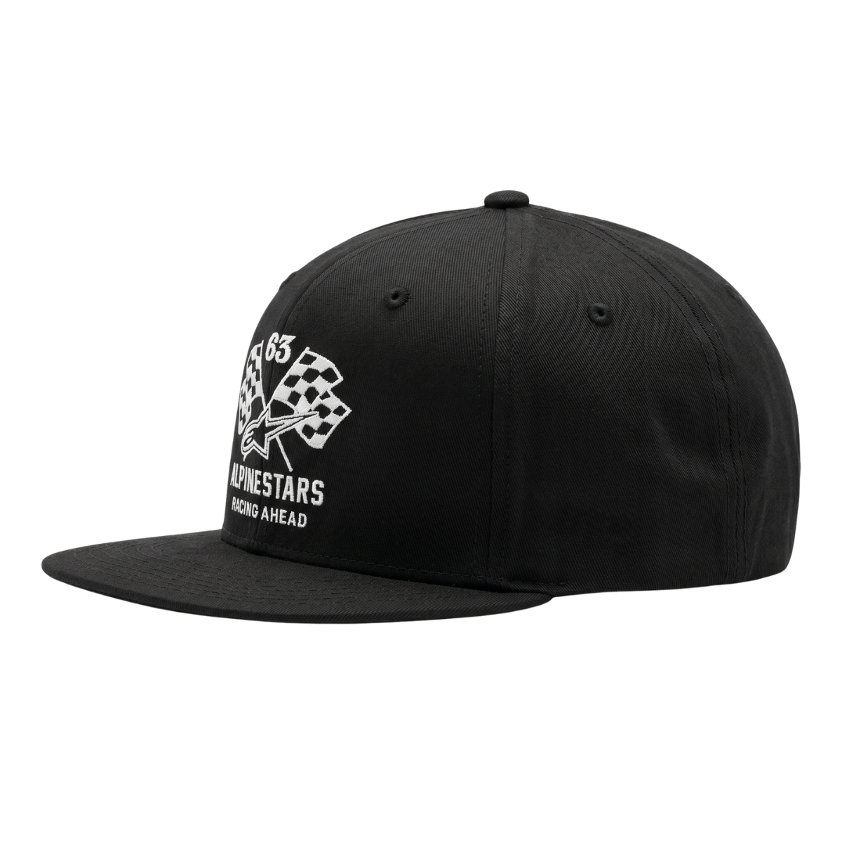 DOUBLE CHECK FLATBILL HAT BLACK L/XL
