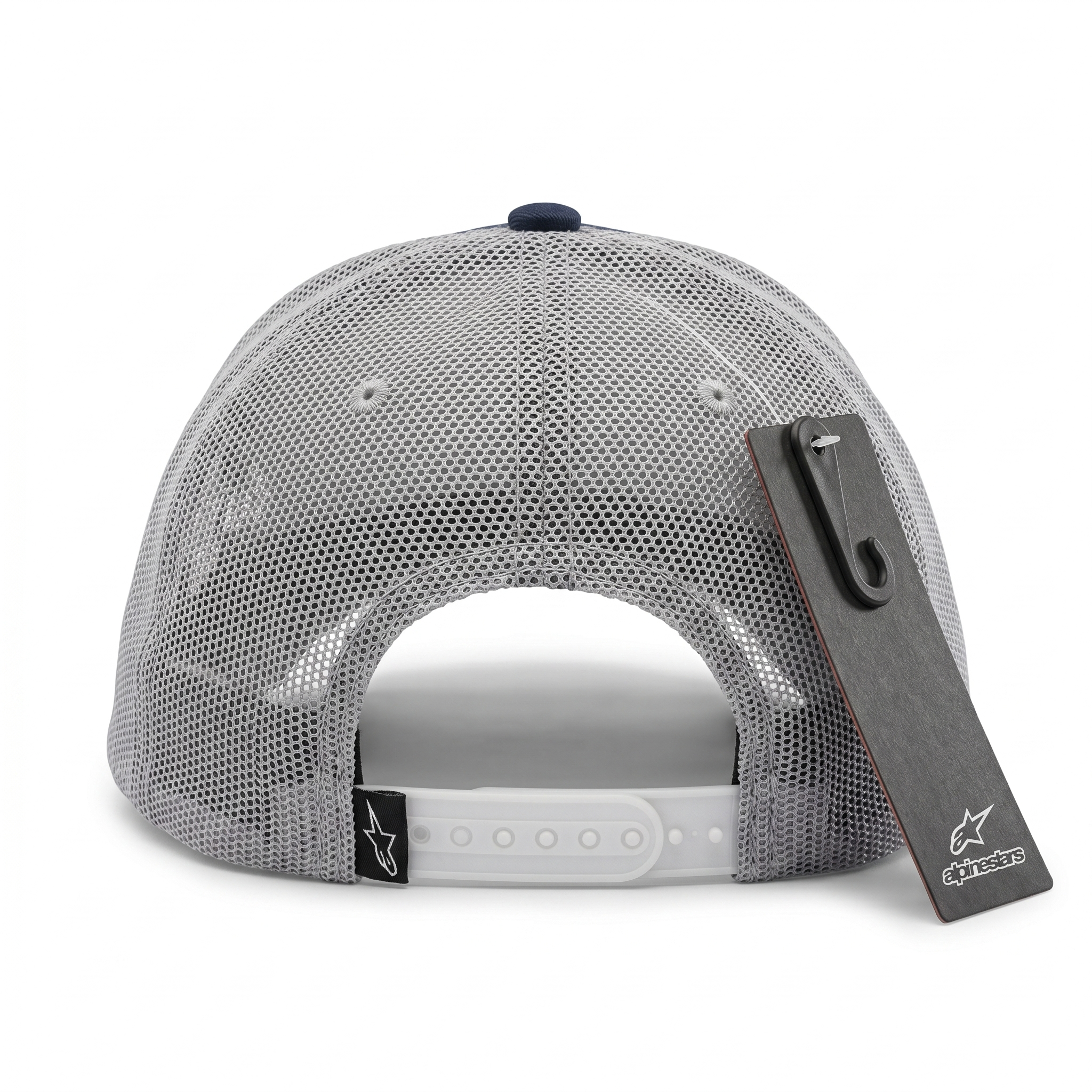 FIRST MOTO TRUCKER HAT WHITE/NAVY