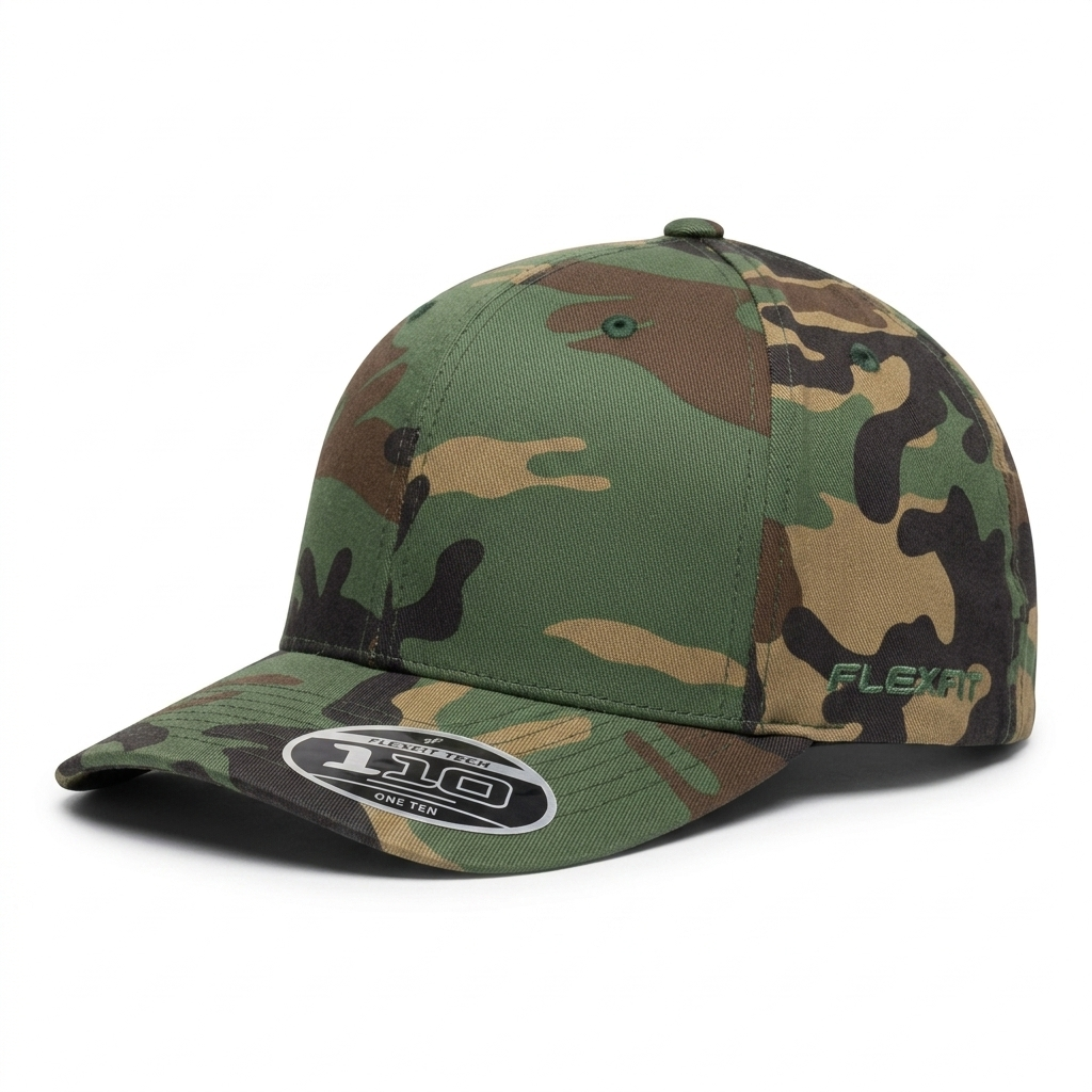 GORRA FLEXFIT 110 GREEN CAMO