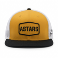FRAMED TRUCKER HAT WHITE/GOLD/BLACK