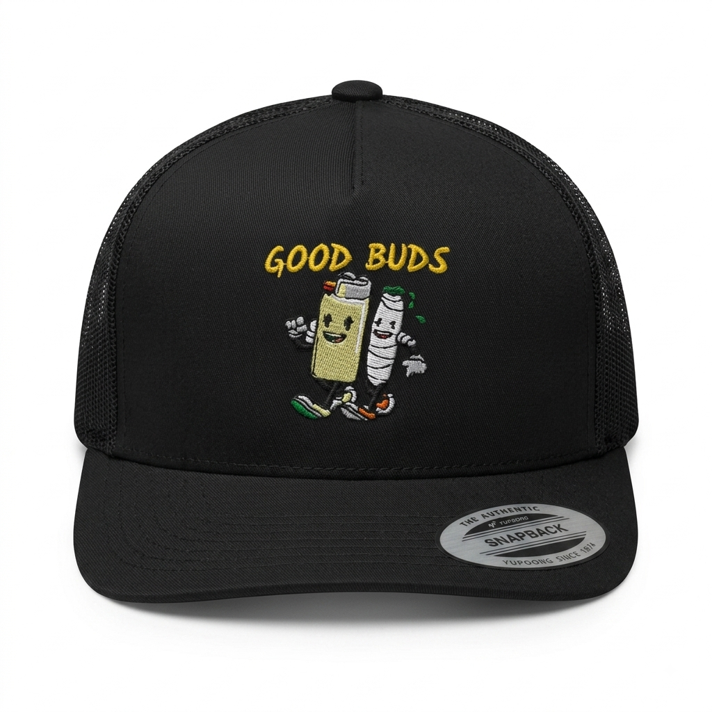 GOOD BUDS TRUCKER BLACK YUPOONG