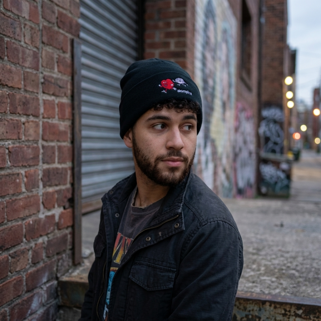 BEANIE AKOMPLICE HEART AND BRAIN