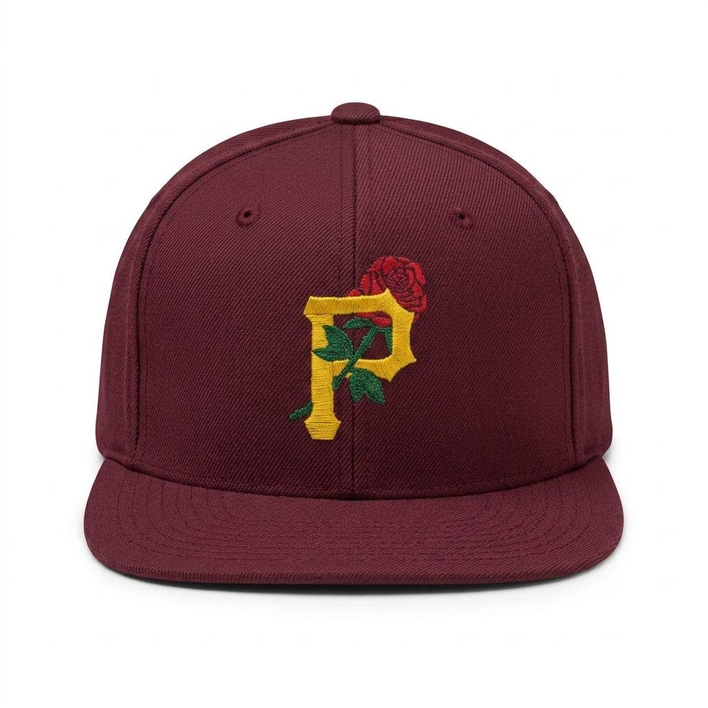 6089M MAROON PITTSBURGH PIRATES - ROSES