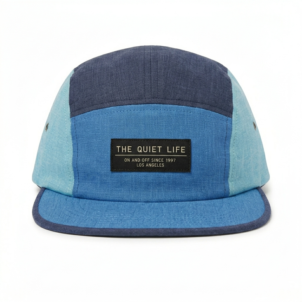 TQL FIVE PANEL CAMP CAP BLUE/MINT