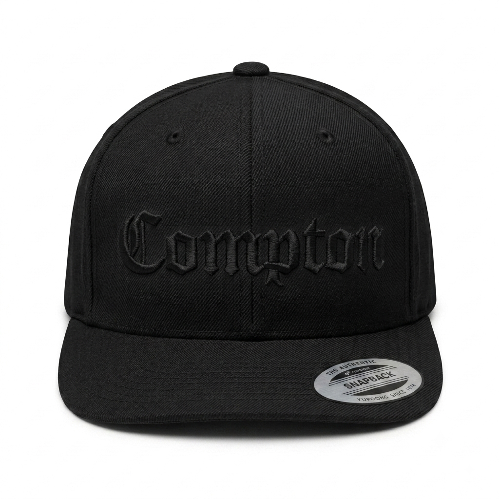 BLACK COMPTON SNAPBACK YUPOONG