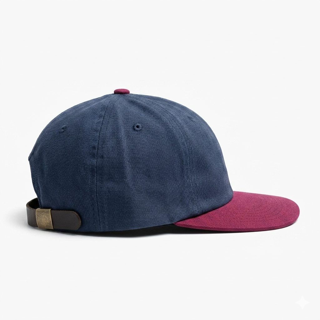 TQL CORBIER POLO HAT NAVY/BURGUNDY