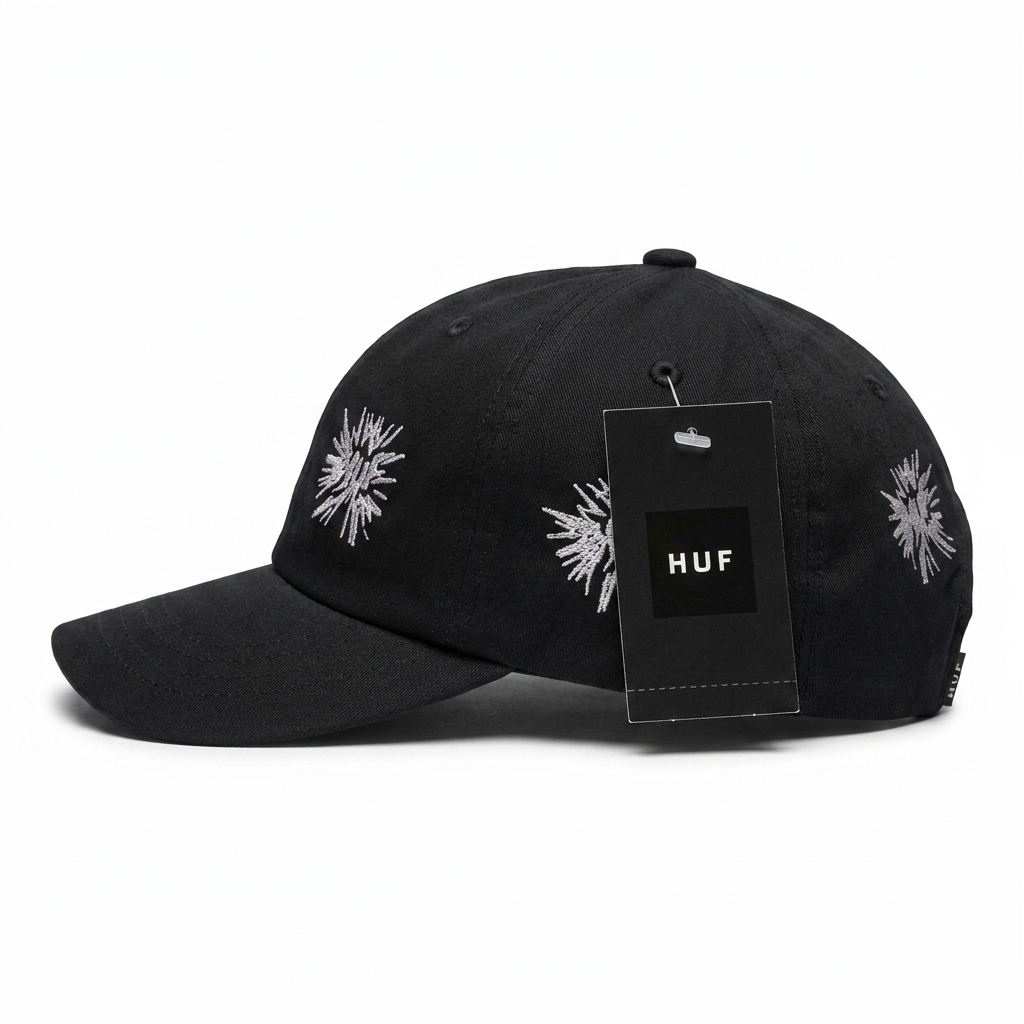 MULTI HIT 6-PANEL CV HAT BLACK