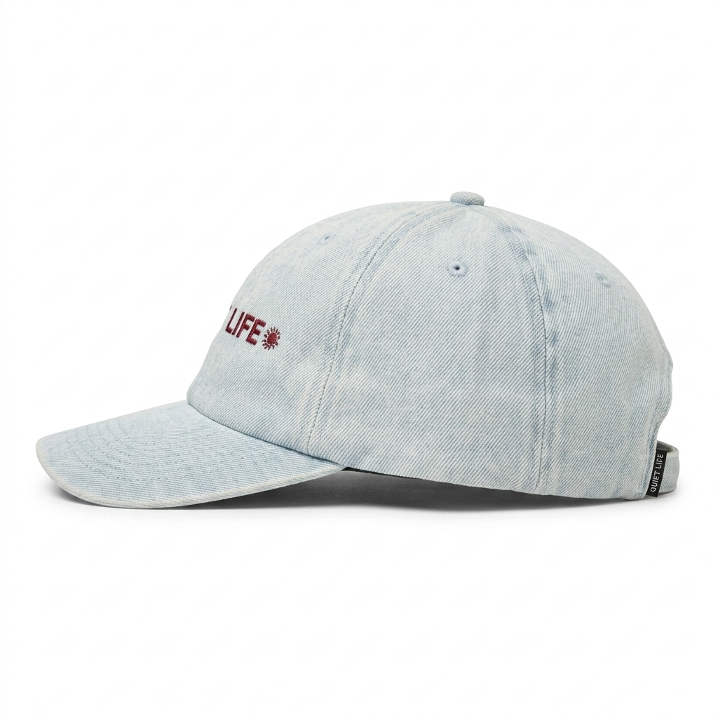 THE QUIET LIFE SIMBOLS DAD HAT LIGHT DENIM
