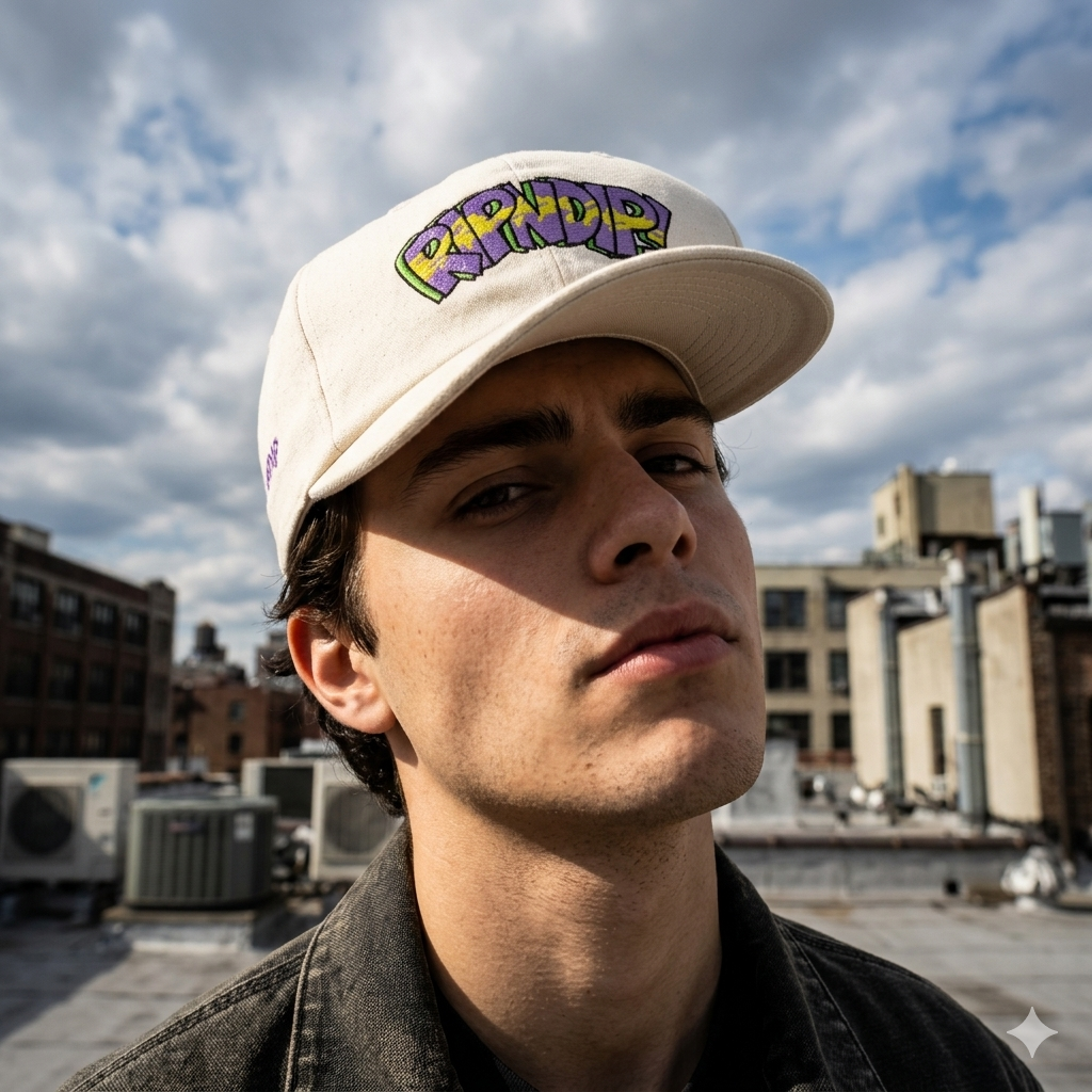 TOPANGA BANDIT DUCK CANVAS STRAPBACK BEIGE