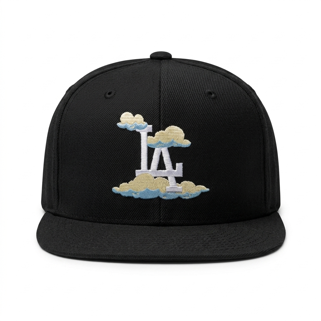 6089M BLACK LOS ANGELES DODGERS - NUBES