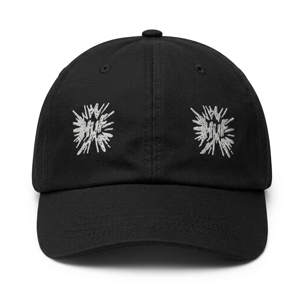 MULTI HIT 6-PANEL CV HAT BLACK