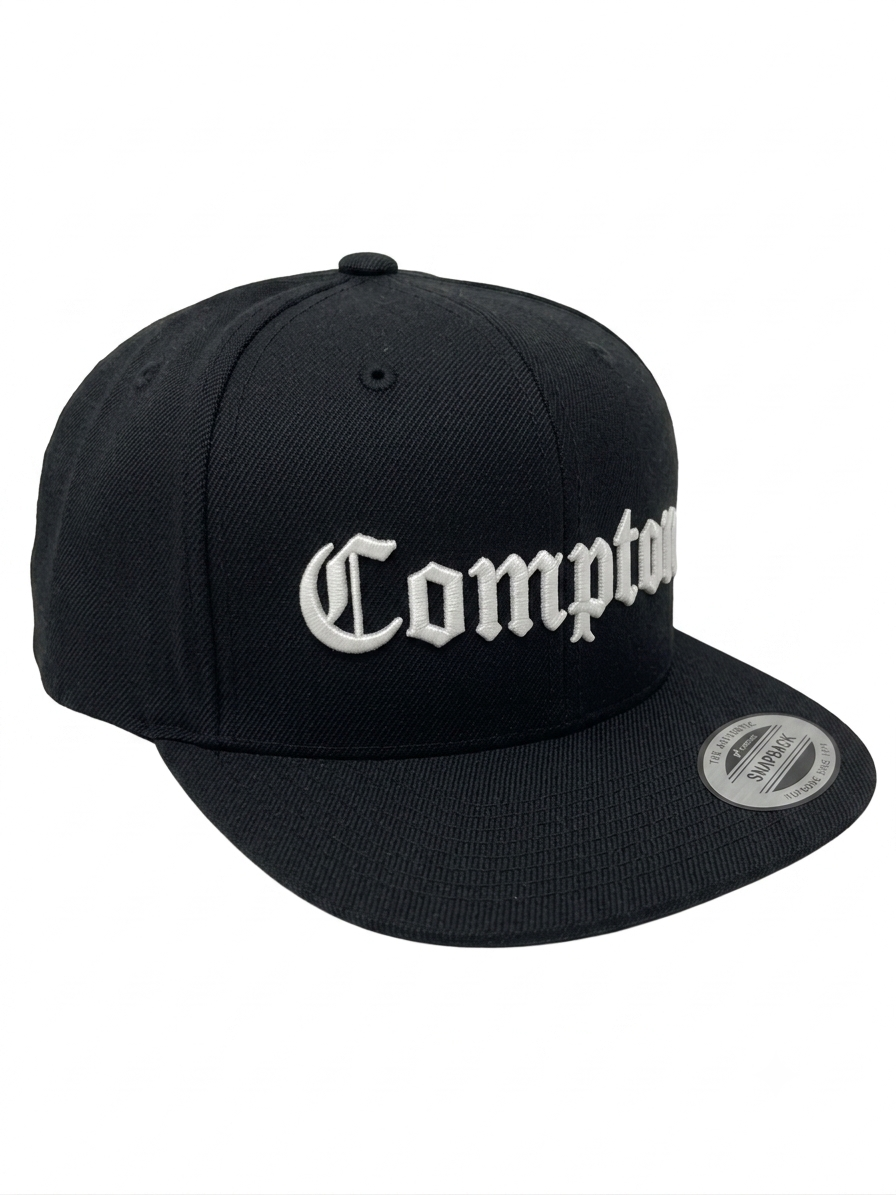 BLACK COMPTON SNAPBACK YUPOONG