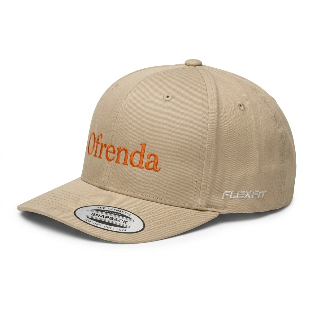 6502 Khaki Ofrenda Logo Orange