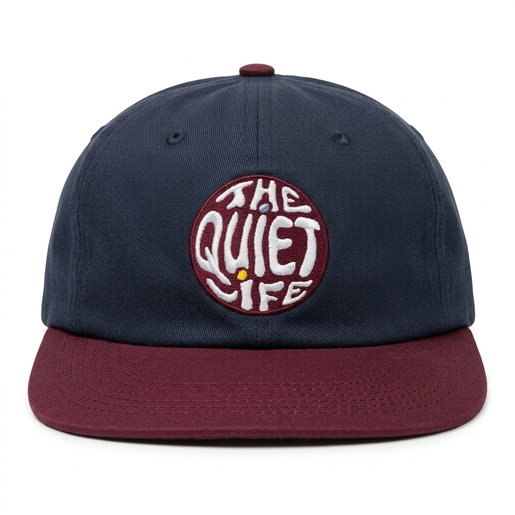 TQL CORBIER POLO HAT NAVY/BURGUNDY