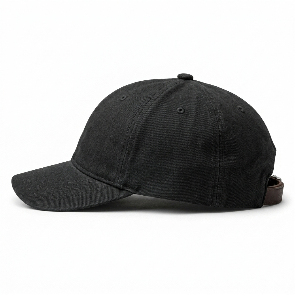 FLORAL SCRIPT DAD HAT BLACK