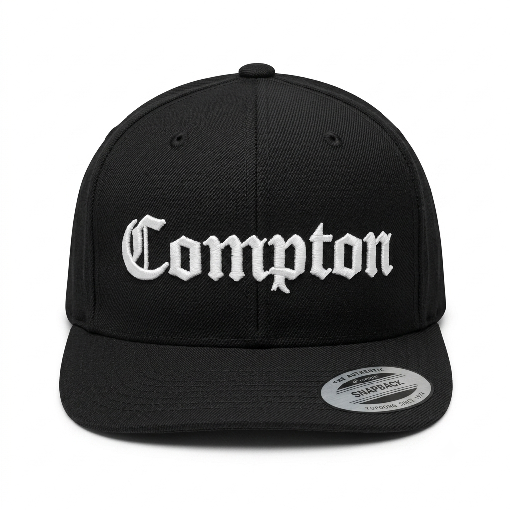 BLACK COMPTON SNAPBACK YUPOONG