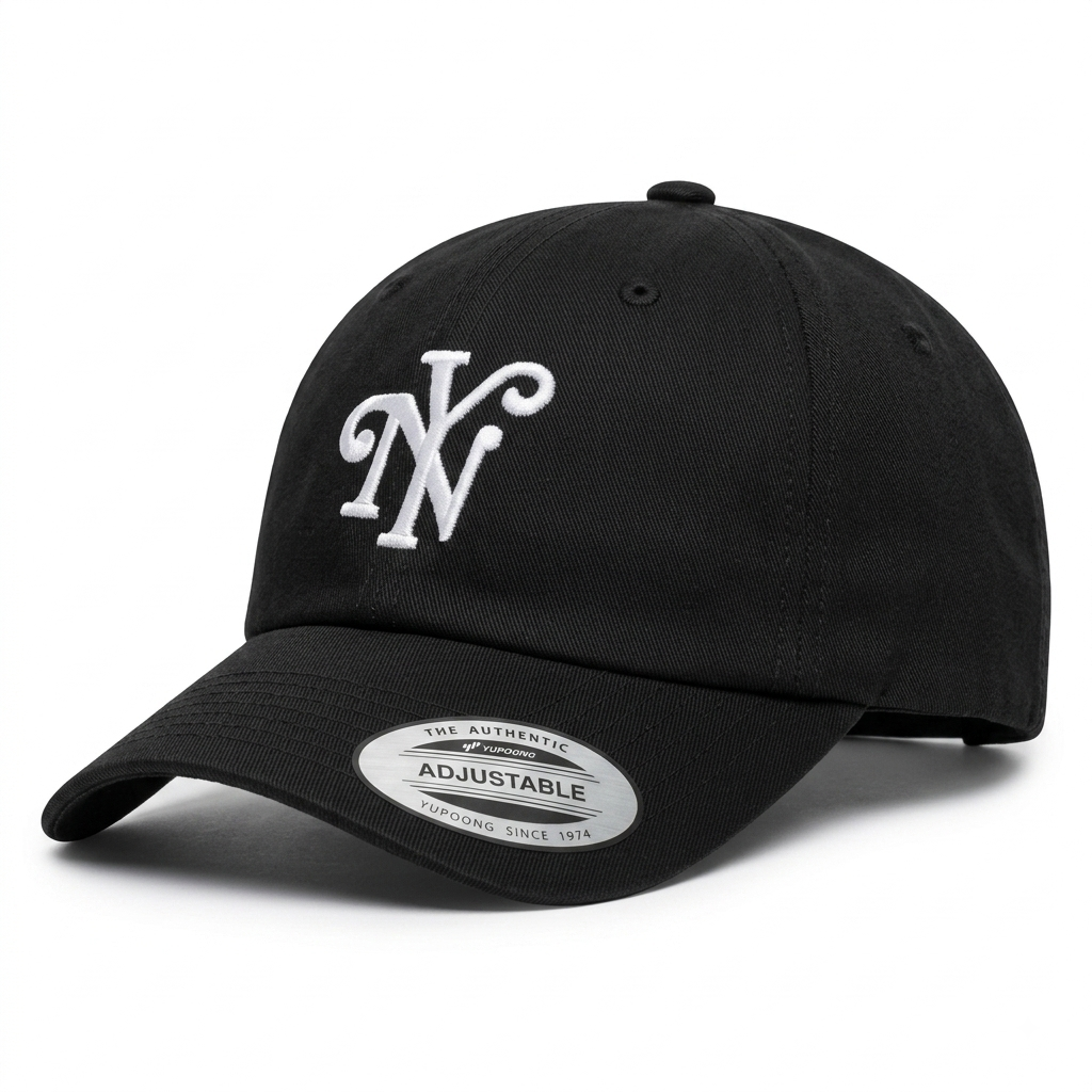 NEW YORK YANKEES DAD CAP BLACK YUPOONG