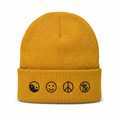 BEANIE THE GOOD VIBES BEANIE MUSTARD - ATLANTIS