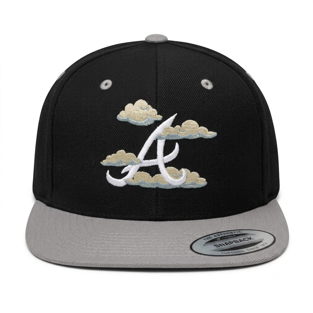 6089M BLACK/GREY ATLANTA BRAVES - NUBES