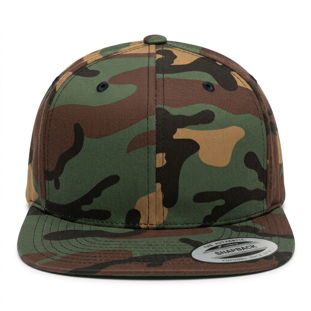 GORRA YUPOONG 6089 GREEN CAMO