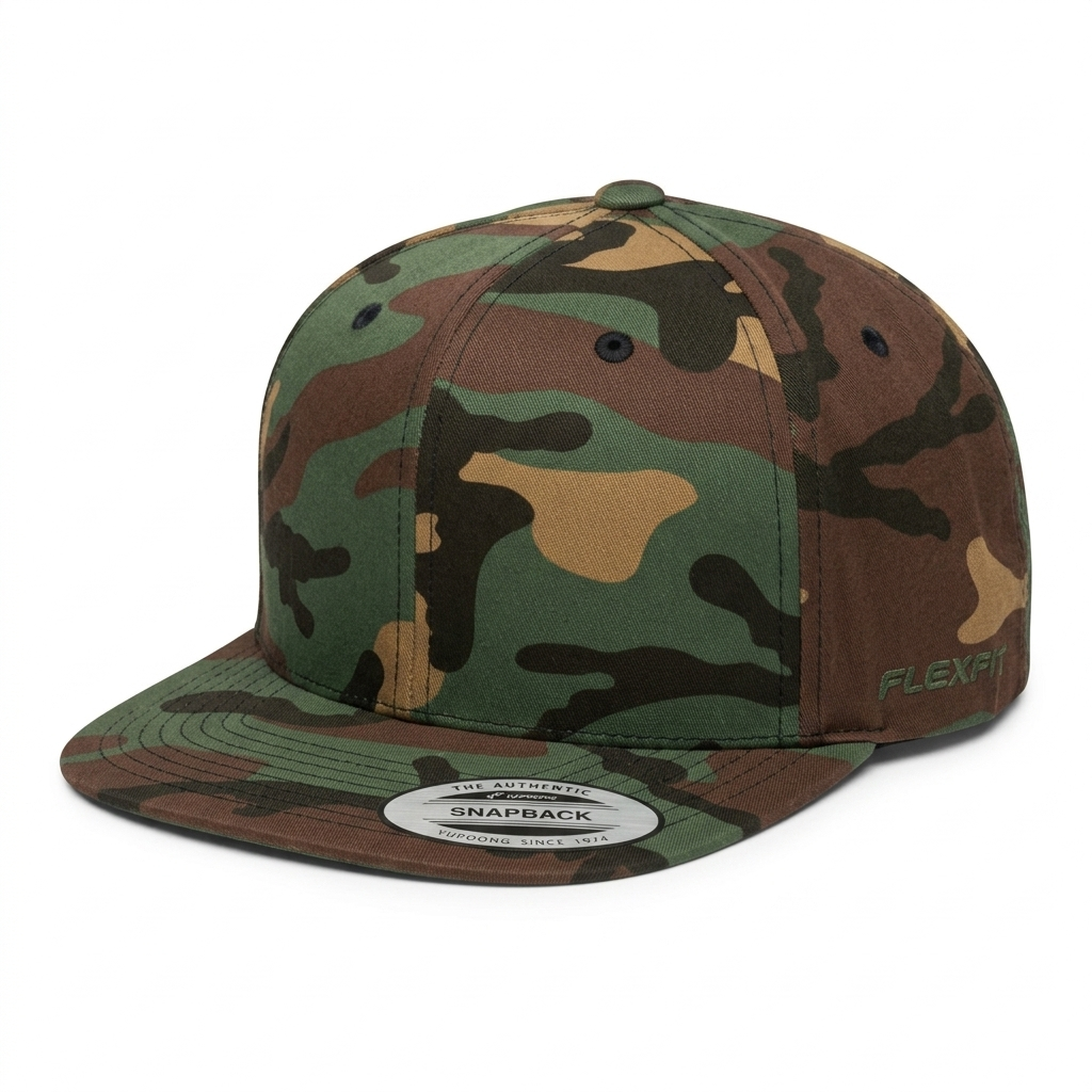 GORRA YUPOONG 6089 GREEN CAMO
