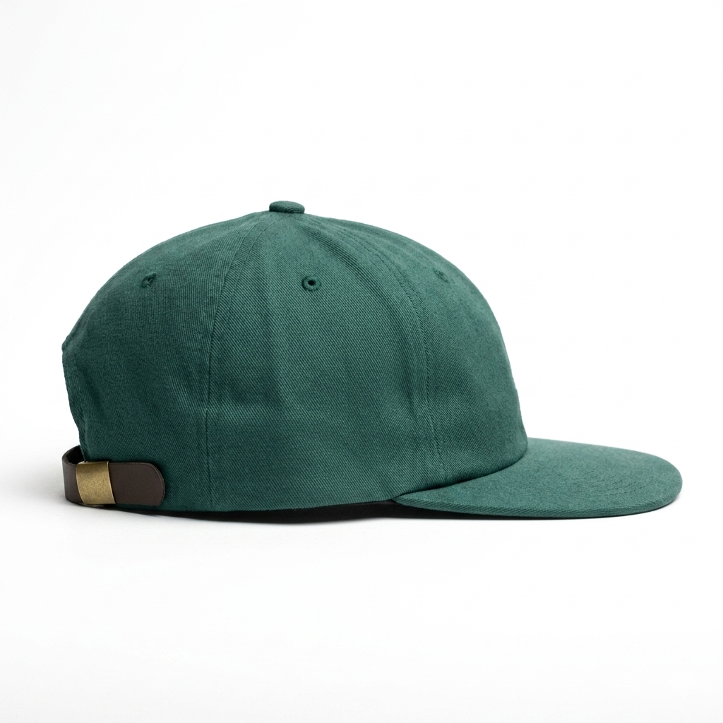 QUIET LIFE SCRIPT POLO HAT HUNTER GREEN