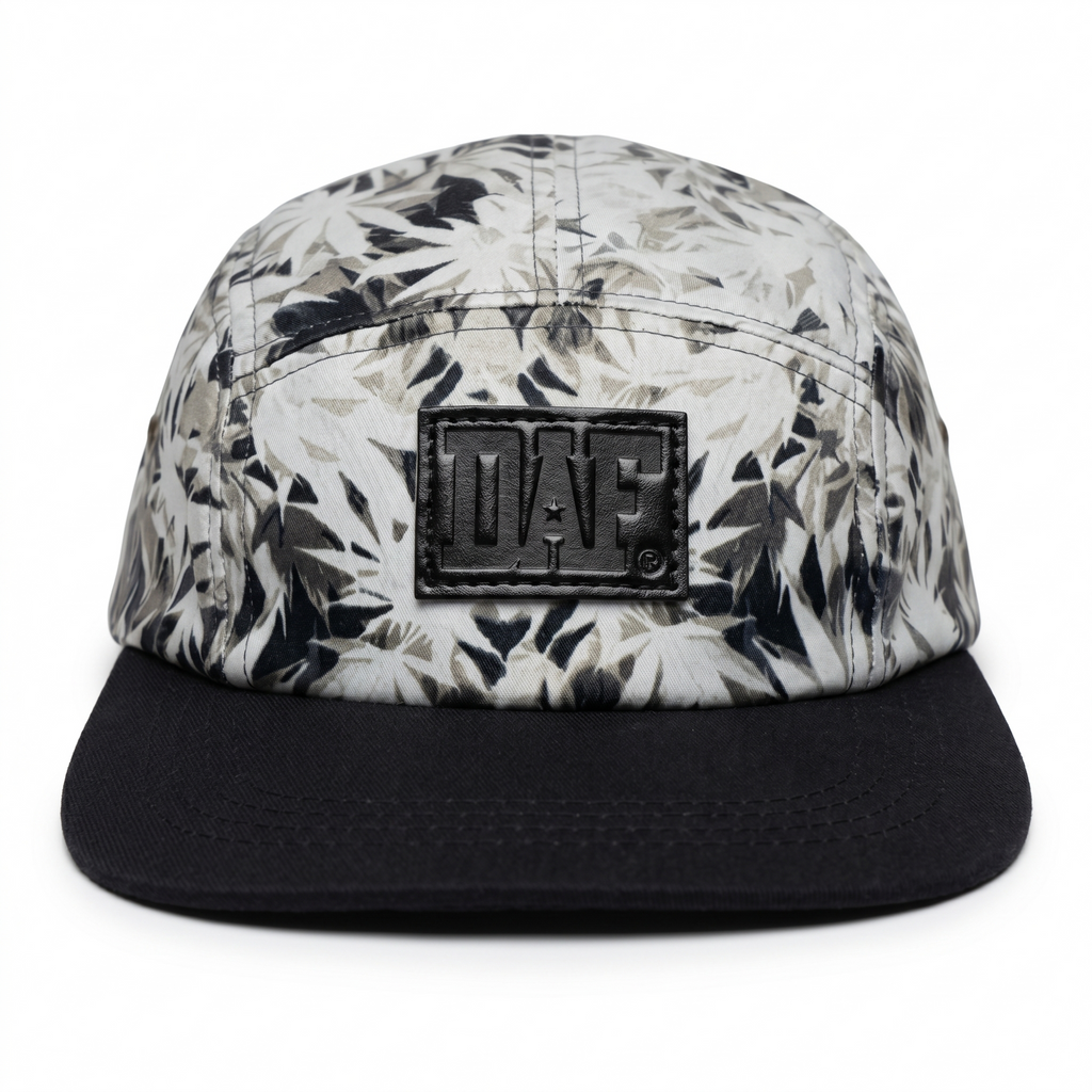 FIVE PANEL CAMUFLADO HOJAS