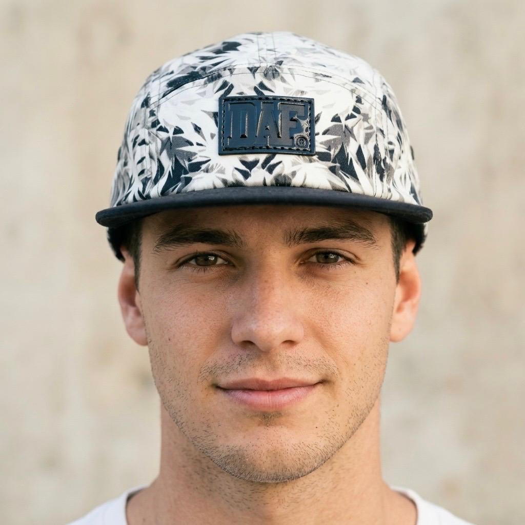 FIVE PANEL CAMUFLADO HOJAS