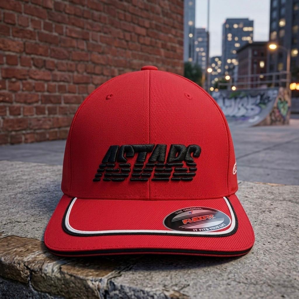 LEADER HAT RED L/XL