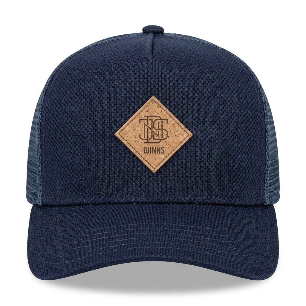 HFT MELANGE PIQUE NAVY