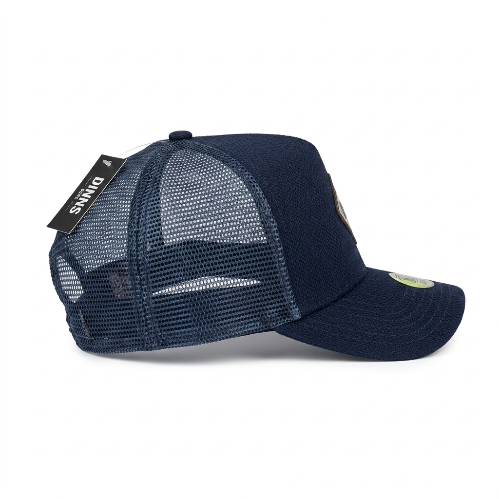HFT MELANGE PIQUE NAVY