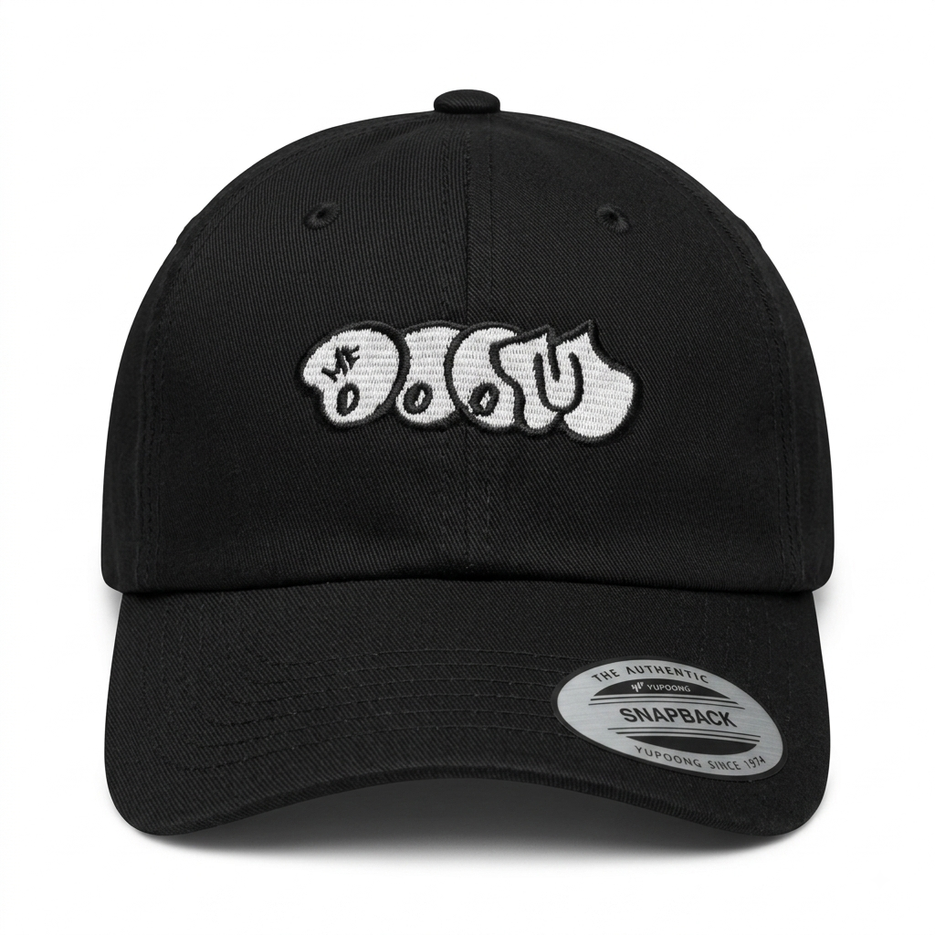 MF DOOM DAD CAP BLACK YUPOONG
