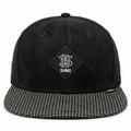 SNAPBACK NEEDLE CHECK BLACK