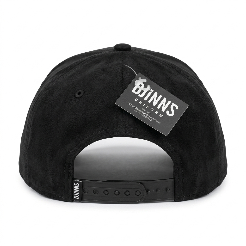 SNAPBACK NEEDLE CHECK BLACK