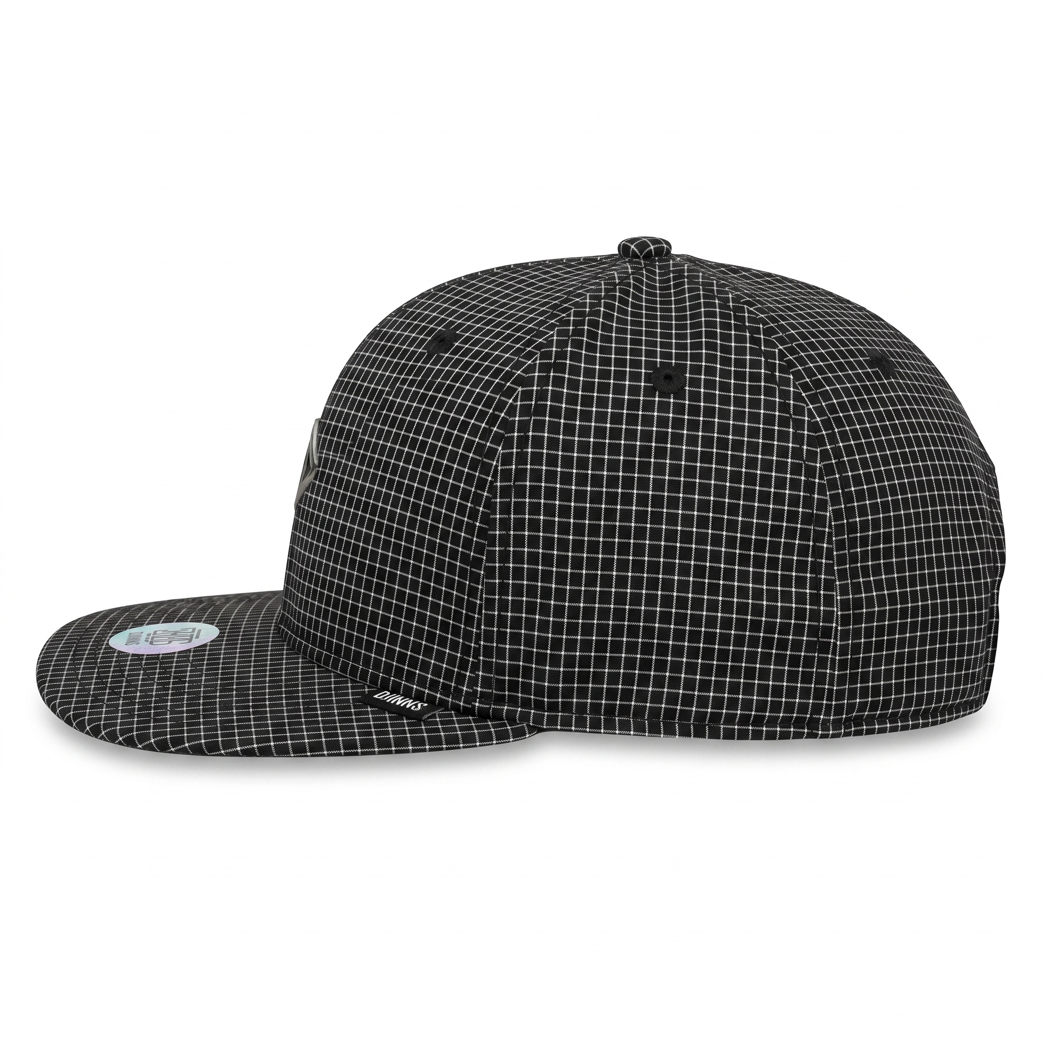 TrueFit Cap Needle Check Plate Black