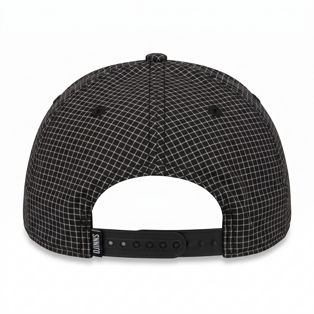 TrueFit Cap Needle Check Plate Black