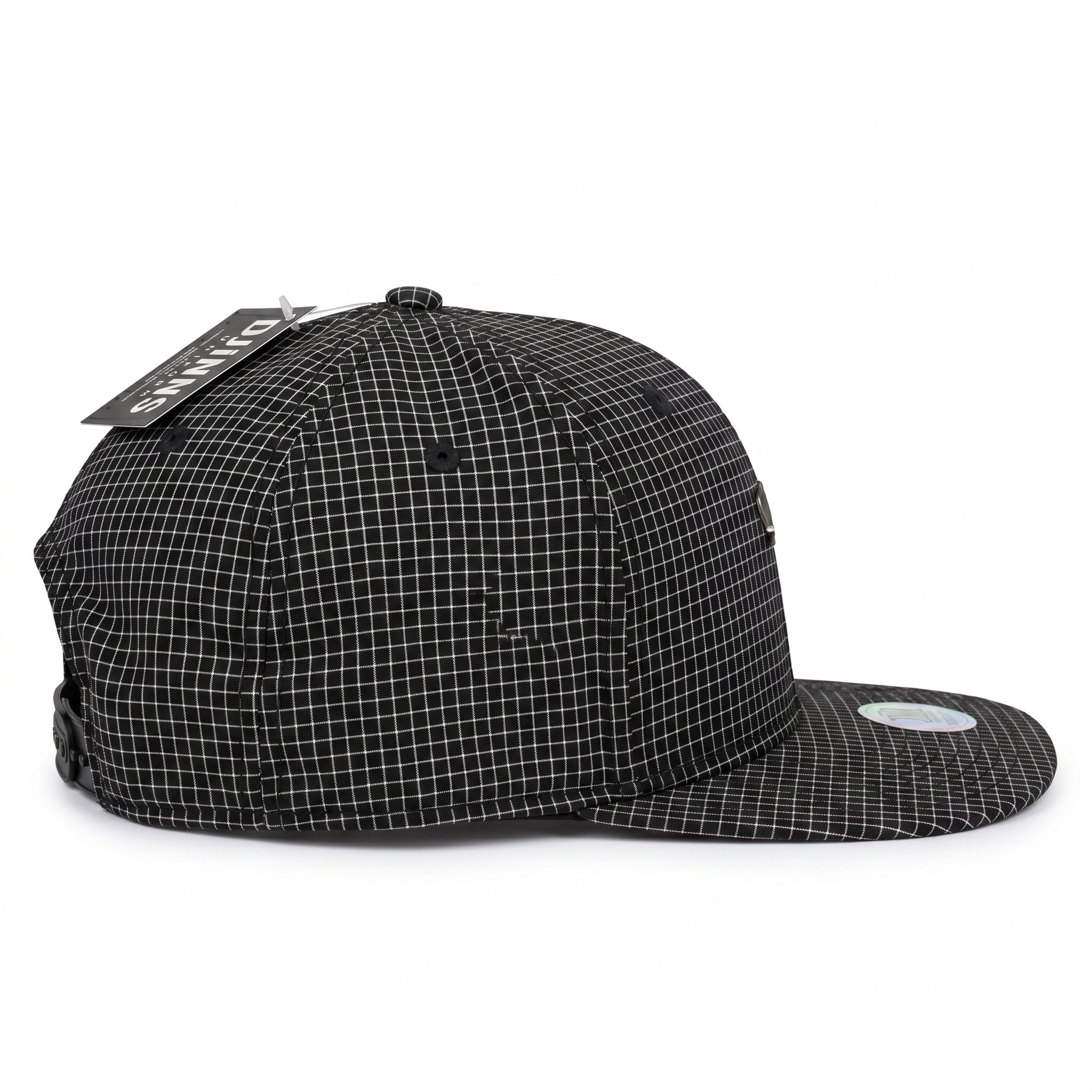 TrueFit Cap Needle Check Plate Black