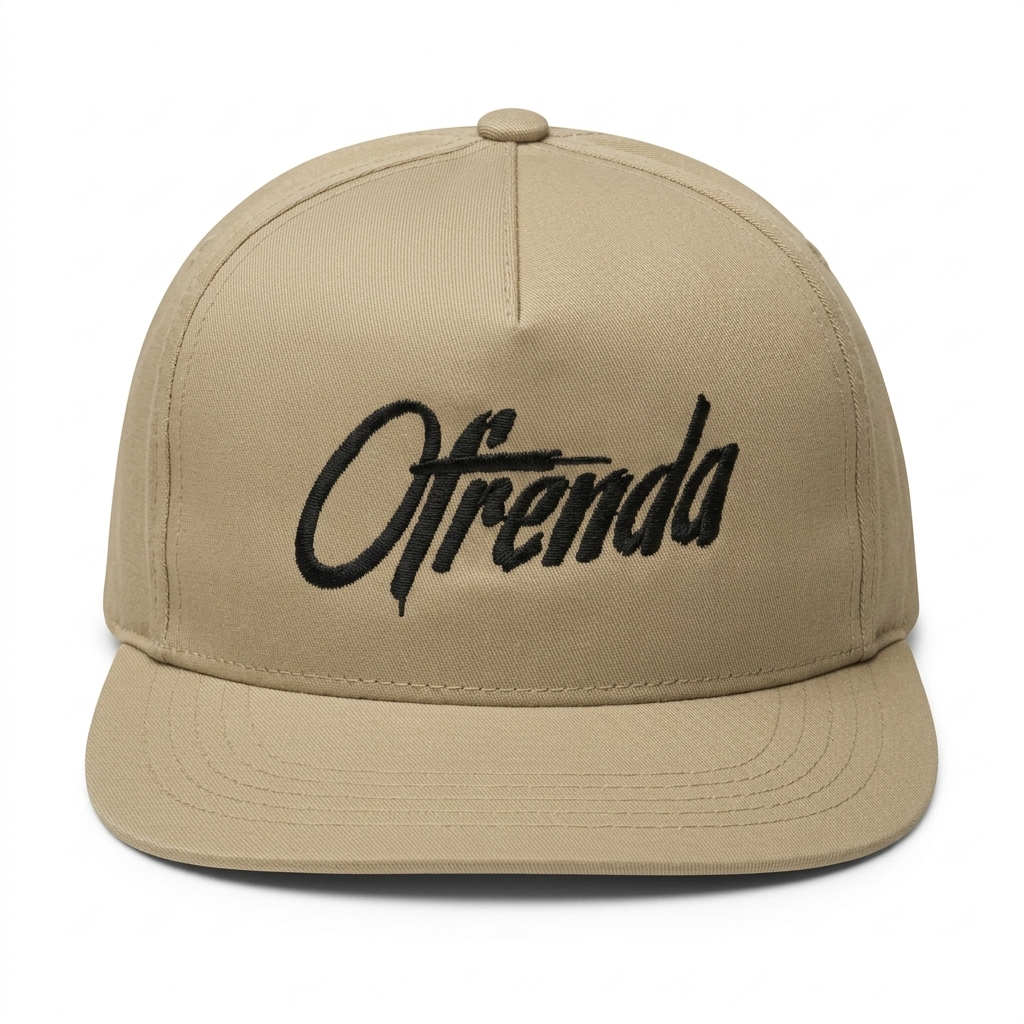 6502 KHAKI OFRENDA LOGO BLACK