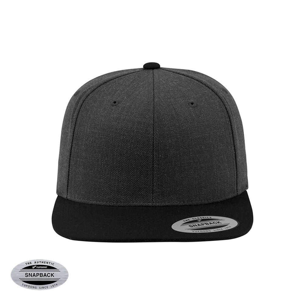 YUPOONG 6089MT CHARCOAL / BLACK