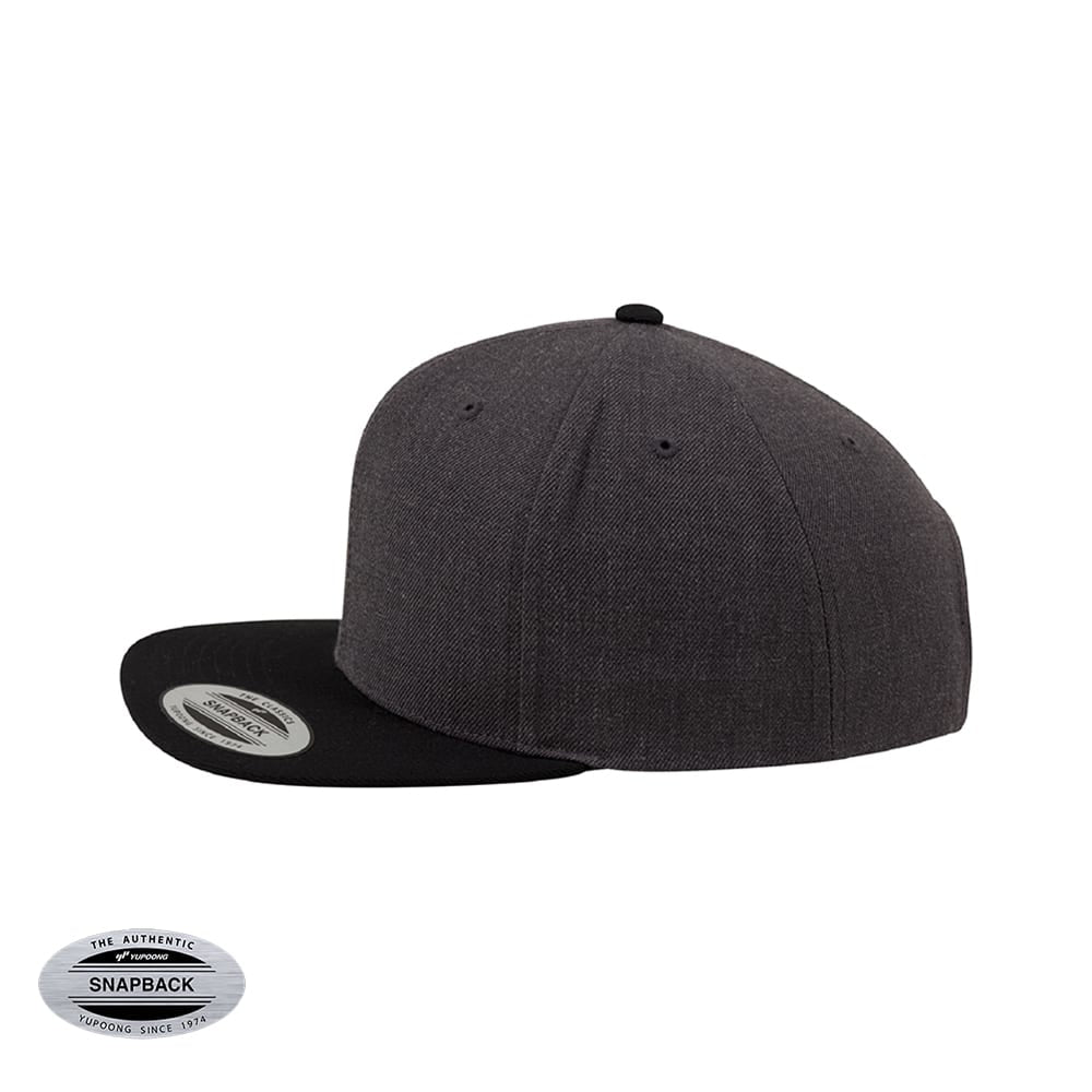 YUPOONG 6089MT CHARCOAL / BLACK